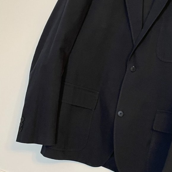 Lacoste Men's Black Blazer Jacket Two Button Closure Size 50/4 D51 - Picture 14 of 16